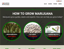 Tablet Screenshot of ilovegrowingmarijuana.com